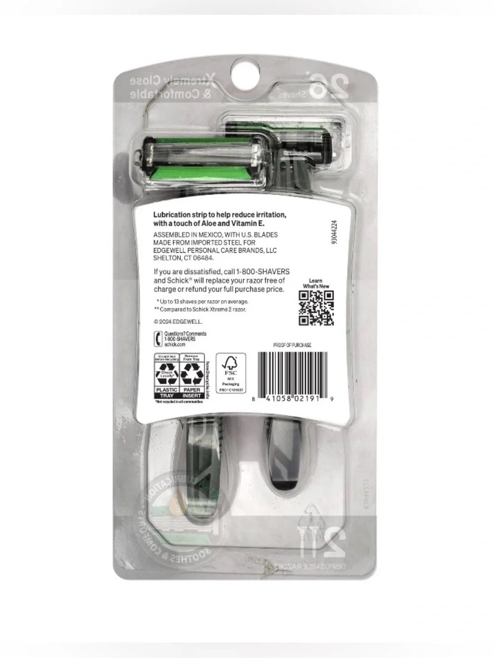 Schick new xtremely